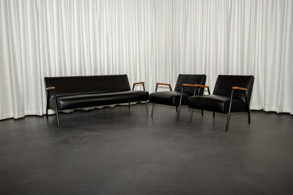 Rio Lounge Set by Pierre Guariche for Meurop, 1960s, Set of 3-PMQ-1820978