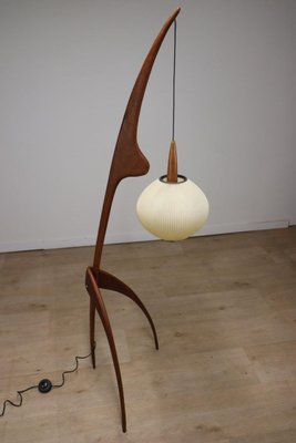 Rispal Floor Lamp in Teak, 1960-IZV-2035389