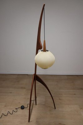 Rispal Floor Lamp in Teak, 1960-IZV-2035389