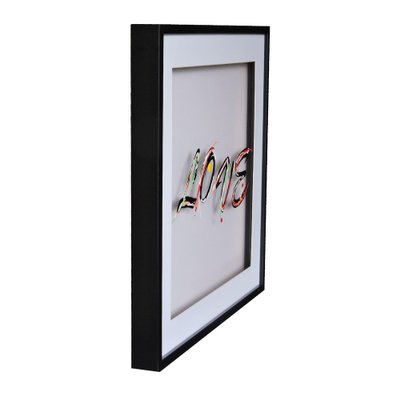 Rita Vandenherrewegen, Love, 2022, Acrylic on Acrylic Glass, Framed-QNR-1353629