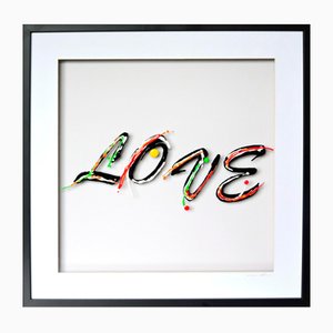 Rita Vandenherrewegen, Love, 2022, Acrylic on Acrylic Glass, Framed-QNR-1353629