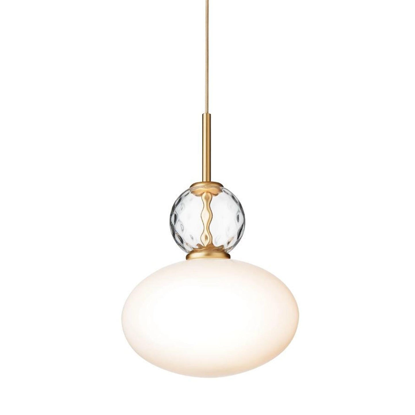 Rizzatto 32 Pendant Lamp by Nuura #Opal/Brass