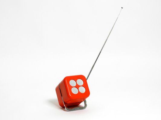 Rk 501 Alpha 2 Legendary Orange Cube Radio by Dario & Mario Bellini for Siemens, Germany, 1968-RR-2042924