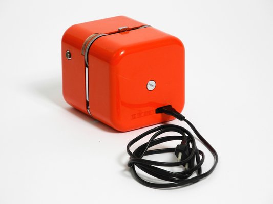 Rk 501 Alpha 2 Legendary Orange Cube Radio by Dario & Mario Bellini for Siemens, Germany, 1968-RR-2042924