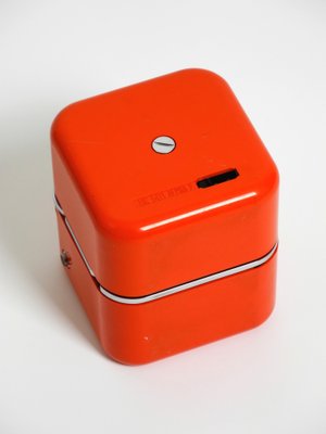 Rk 501 Alpha 2 Legendary Orange Cube Radio by Dario & Mario Bellini for Siemens, Germany, 1968-RR-2042924