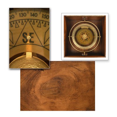 Road Compass Wooden Table by B.Cooke & Son ltd-NQ-625156