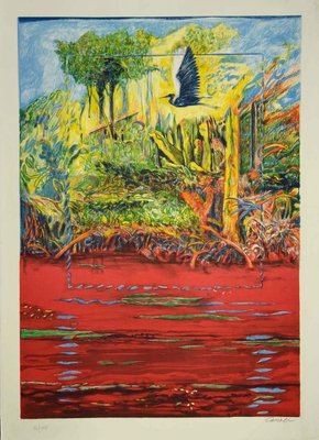 Robert Carroll, Landscapes, Lithograph, 1970s-ZCI-900787