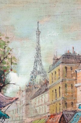 Roberto Regalier, Paris et la Belle Epoque, Pastel Drawing, 20th Century-ZCI-1775982