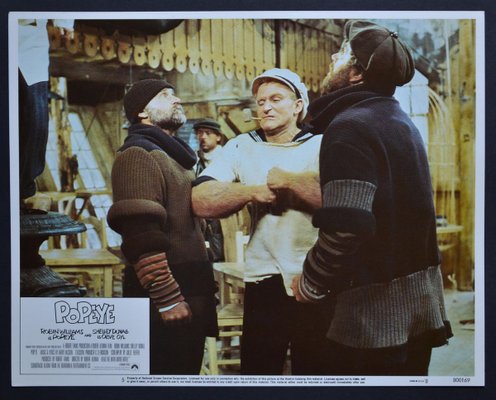 Robin Williams In Popeye, American Lobby Card of the Movie, USA, 1980-DYV-886006