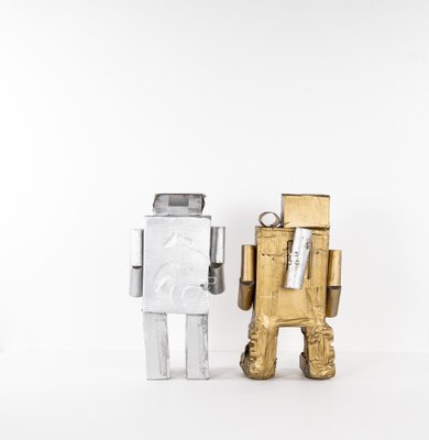 Roboter No. 350 in Golden Cardboard by Philip Lorenz, 2010-VLO-1030687