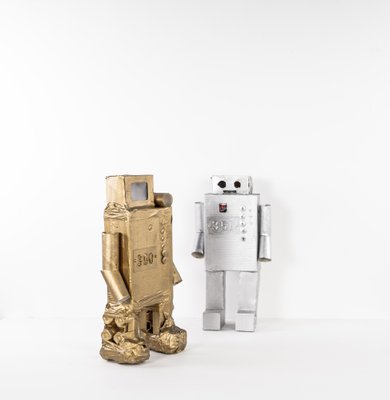 Roboter No. 350 in Golden Cardboard by Philip Lorenz, 2010-VLO-1030687