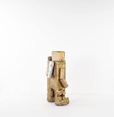 Roboter No. 350 in Golden Cardboard by Philip Lorenz, 2010-VLO-1030687