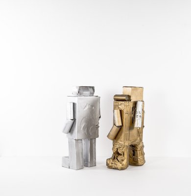 Roboter No. 351 in Silver Cardboard by Philip Lorenz, 2010-VLO-1030690