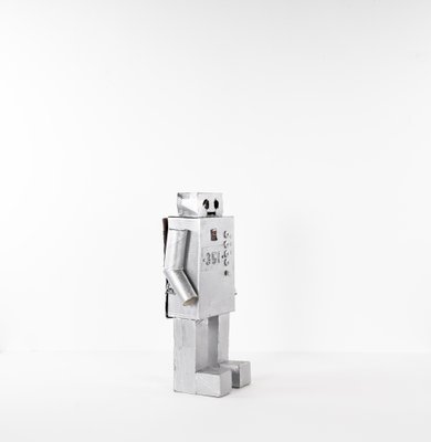 Roboter No. 351 in Silver Cardboard by Philip Lorenz, 2010-VLO-1030690