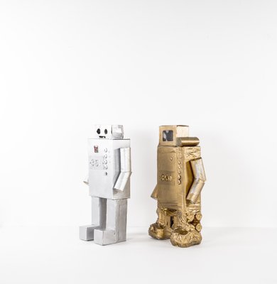 Roboter No. 351 in Silver Cardboard by Philip Lorenz, 2010-VLO-1030690