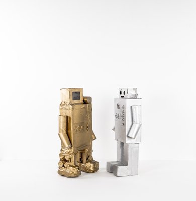 Roboter No. 351 in Silver Cardboard by Philip Lorenz, 2010-VLO-1030690