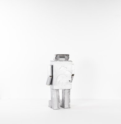 Roboter No. 351 in Silver Cardboard by Philip Lorenz, 2010-VLO-1030690