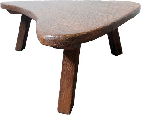 Robust Coffee Table with Boomerang Shaped Top, 1970s-AHH-1793761