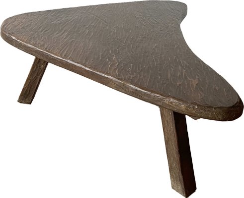 Robust Coffee Table with Boomerang Shaped Top, 1970s-AHH-1793761