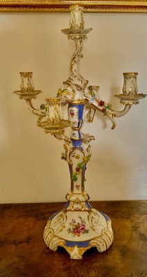 Rocaille Porcelain Candelabra from KPM Berlin-OZS-1343792