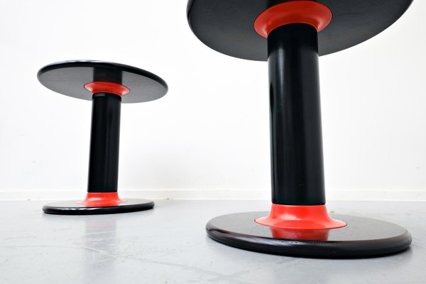 Rocchetto Side Tables by Ettore Sottsass for Poltronova, 1964, Set of 2-FGA-922543