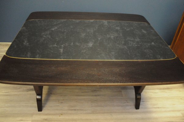 Rockabilly Extendable Table with Marble Top, 1960s-KDW-1821909