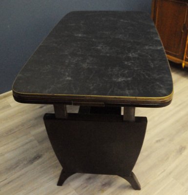 Rockabilly Extendable Table with Marble Top, 1960s-KDW-1821909