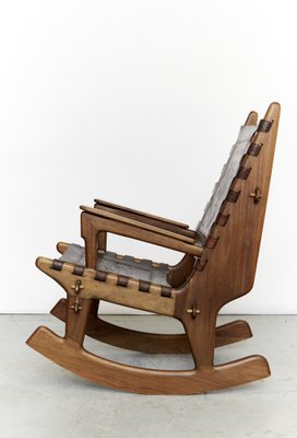 Rocking Chair by Angel I. Pazmino for Muebles de Estilo, Ecuador, 1970s-XE-1444495