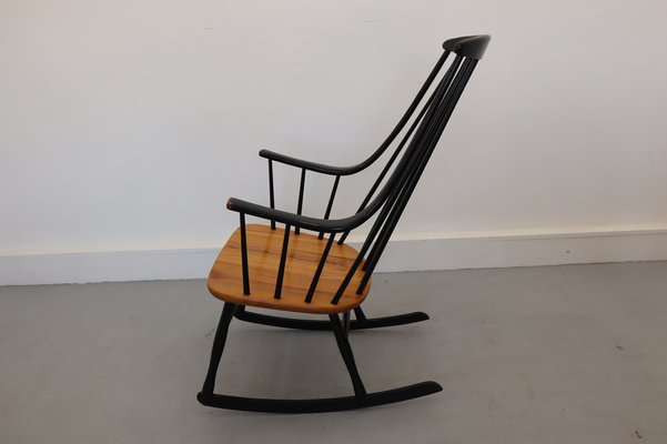 Rocking Chair by L. Larsson, Sweden, 1960s-JWH-1028346