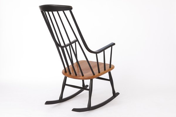 Rocking Chair by Lena Larsson for Nesto, Sweden, 1960s-DOM-1739567