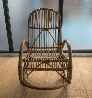 Rocking Chair by Rohé Noordwolde, 1960s-CTF-771390