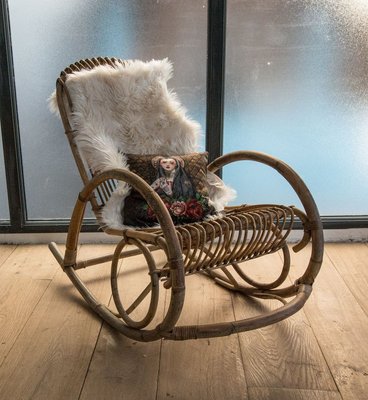 Rocking Chair by Rohé Noordwolde, 1960s-CTF-771390