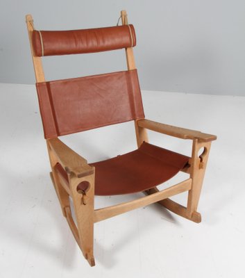 Rocking Lounge Chair attributed to Hans J. Wegner for Getama, 1970s-HJB-1819619