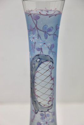 Rococo Handmade and Hand Painted Flower Spray Vase, France 1880s, 1885-MJY-1428348