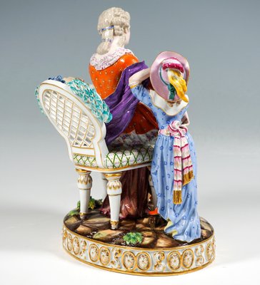 Rococo Love and Indulgence Figurine Group by J.C. Schönheit for Meissen, 1840s-EMT-1804722