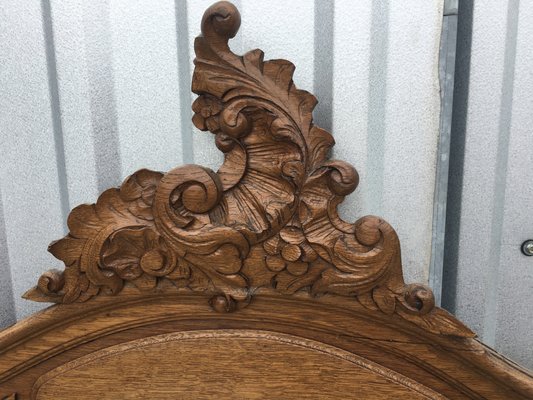 Rococo Style Carved Oak Mirror, 1920s-WQQ-695001