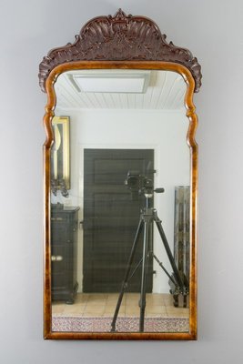 Rococo Style Carved Wooden Mirror, 1930s-KEG-711658