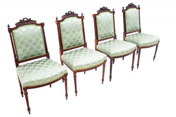 Rococo Style Chairs, France, Set of 4-BXB-1736103