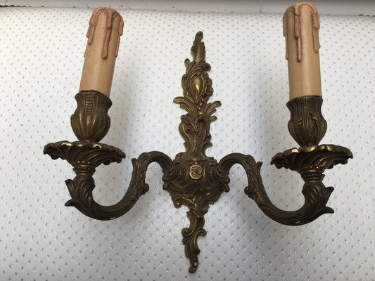 Rococo Style Wall Sconce, 1950s-WQQ-666017