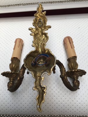 Rococo Style Wall Sconce, 1950s-WQQ-666017