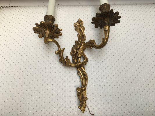 Rococo Style Wall Sconce, 1950s-WQQ-666036