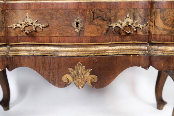 Rococo Walnut Chest of Drawers, 1780s-UY-1000689