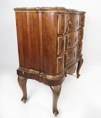 Rococo Walnut Chest of Drawers, 1780s-UY-1000689