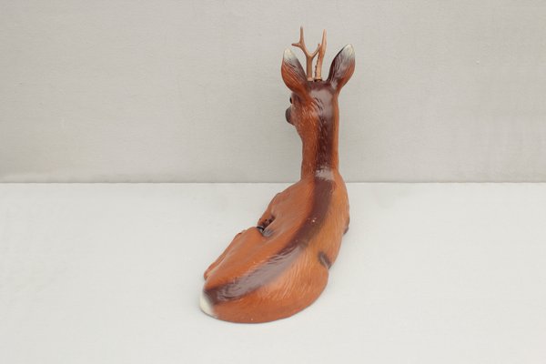 Roebuck in Ceramic by Heissner, 1950s-DUM-1742646