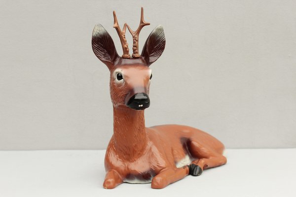 Roebuck in Ceramic by Heissner, 1950s-DUM-1742646