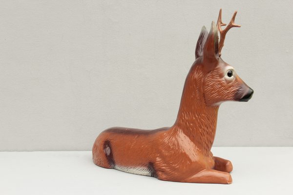 Roebuck in Ceramic by Heissner, 1950s-DUM-1742646