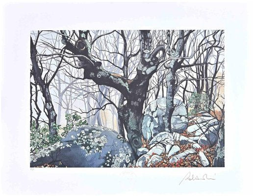 Rolandi (Maurizio Coccia), In the Forest, Original Screen Print, 1980s-ZCI-1758982