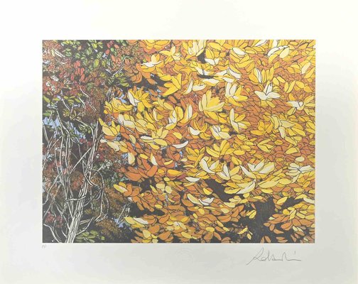 Rolandi (Maurizio Coccia), Landscapes of Autumn, Screen Print, 1980s-ZCI-2029515