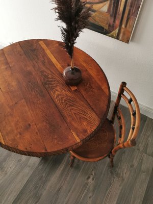 Rollable Dining Table, Germany, 1890s-FW-1770363