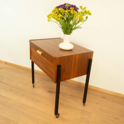 Rollable Sewing Box in Walnut and Beech, 1960s-PRK-2004533